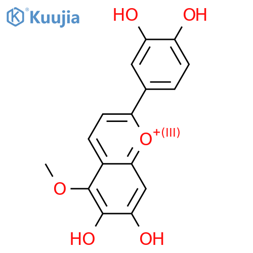 3',4',5,6,7-Pentahydroxyflavylium(1+); 5-Me ether structure