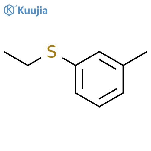 benzene, 1-(ethylthio)-3-methyl- structure