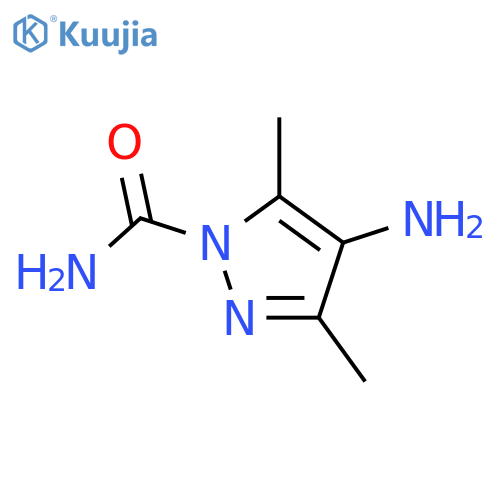 1H-Pyrazole-1-carboxamide,4-amino-3,5-dimethyl- structure
