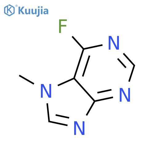 6-Fluoro-7-methyl-7H-purine structure