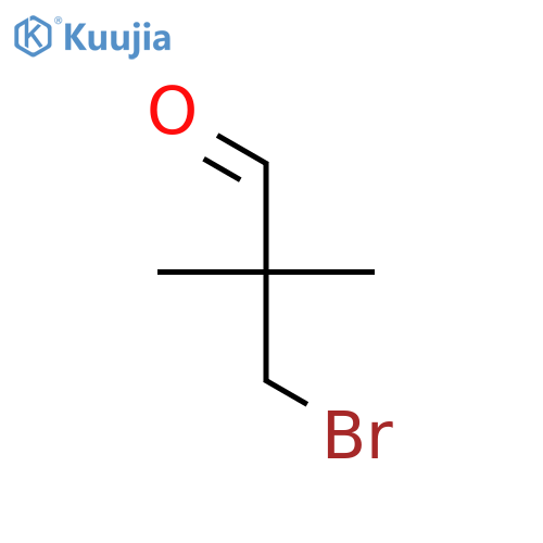 3-bromo-2,2-dimethylpropanal structure