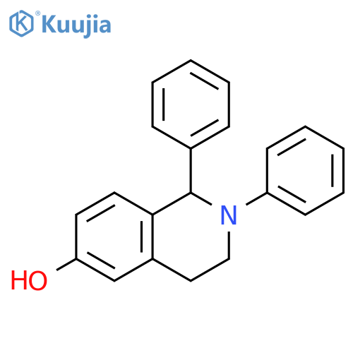 6-Isoquinolinol, 1,2,3,4-tetrahydro-1,2-diphenyl- structure