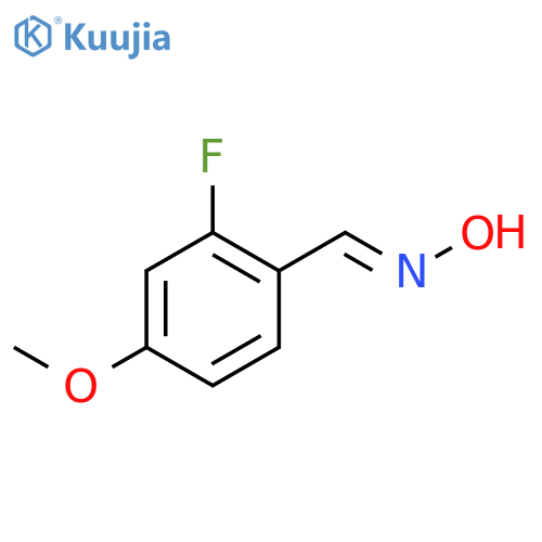 Benzaldehyde, 2-fluoro-4-methoxy-, oxime structure