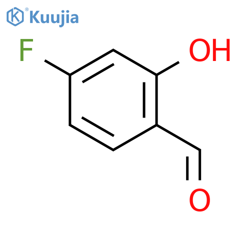4-Fluoro-2-hydroxybenzaldehyde structure