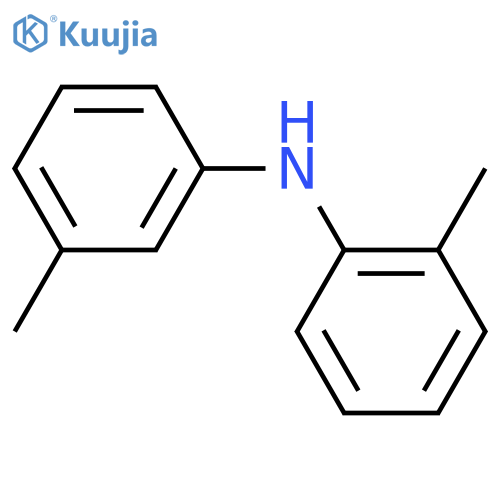 2-Methyl-N-(3-methylphenyl)aniline structure