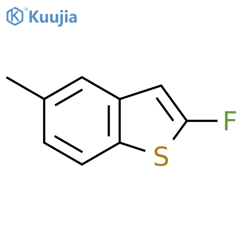 BENZO[B]THIOPHENE, 2-FLUORO-5-METHYL- structure