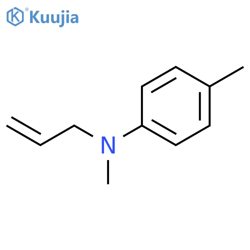 Benzenamine, N,4-dimethyl-N-2-propen-1-yl- structure