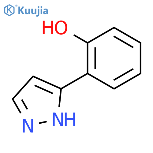 2-(1H-Pyrazol-3-yl)phenol structure
