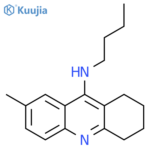 N-butyl-7-methyl-1,2,3,4-tetrahydroacridin-9-amine structure