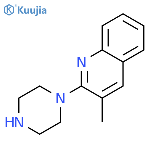 3-Methyl-2-piperazin-1-ylquinoline structure