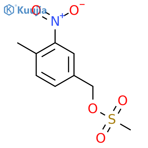 4-Methyl-3-nitrobenzyl methanesulfonate structure