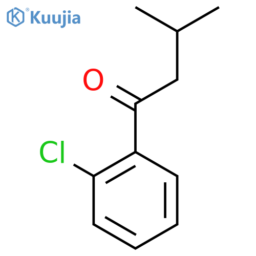 1-(2-Chlorophenyl)-3-methyl-1-butanone structure