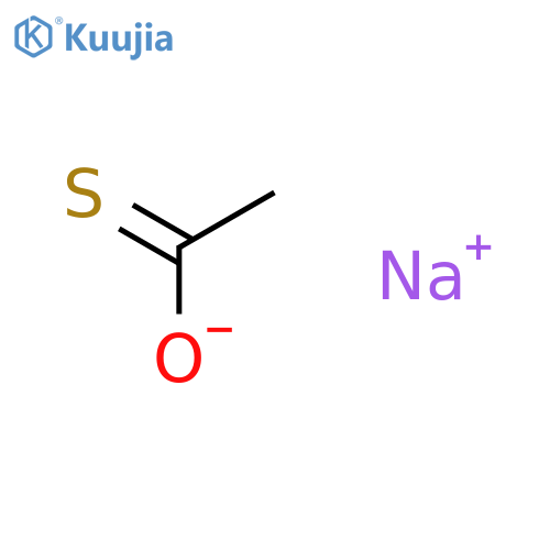 Ethanethioic acid,sodium salt (9CI) structure