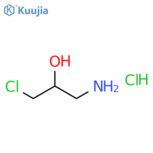 (2R)-1-amino-3-chloro-propan-2-ol;hydrochloride structure