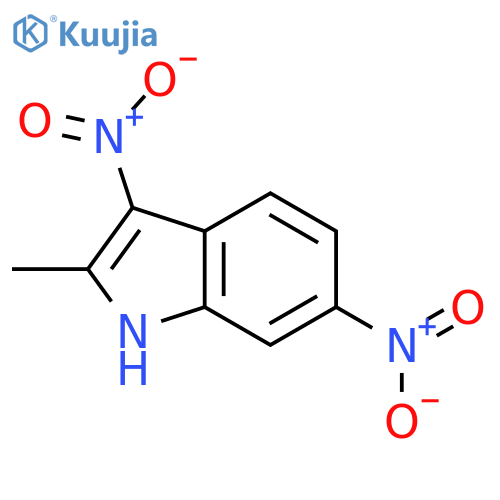 2-methyl-3,6-dinitro-1h-indole structure