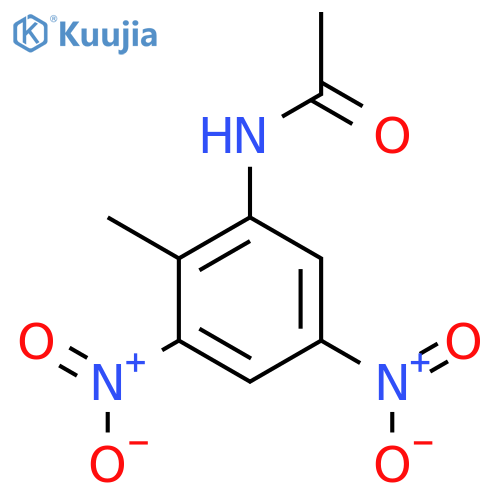 N-Acetyl-2-methyl-3,5-dinitroanilin structure