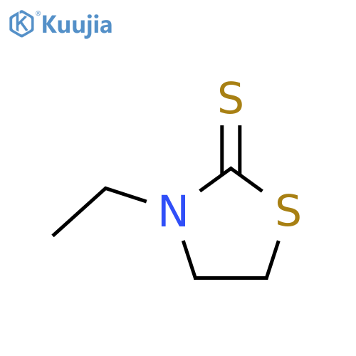 3-ethyl-1,3-thiazolidine-2-thione structure