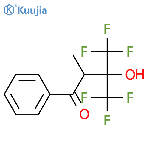 1-Butanone,4,4,4-trifluoro-3-hydroxy-2-methyl-1-phenyl-3-(trifluoromethyl)- structure
