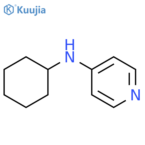 N-cyclohexylpyridin-4-amine structure