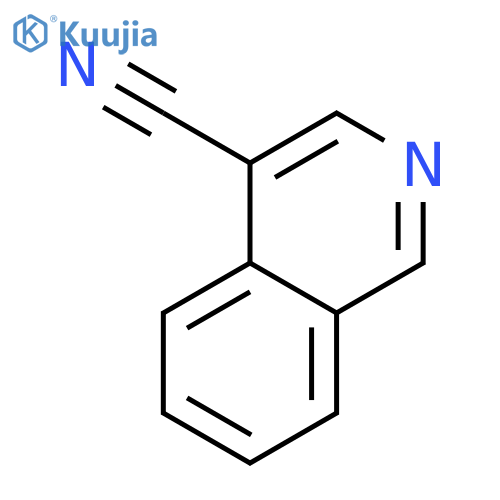 Isoquinoline-4-carbonitrile structure