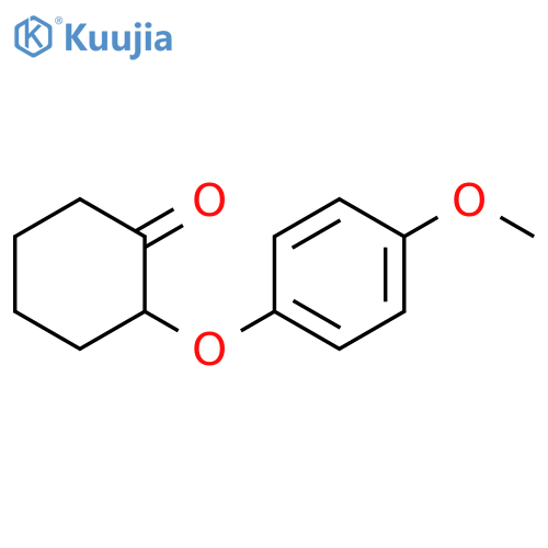 Cyclohexanone, 2-(4-methoxyphenoxy)- structure