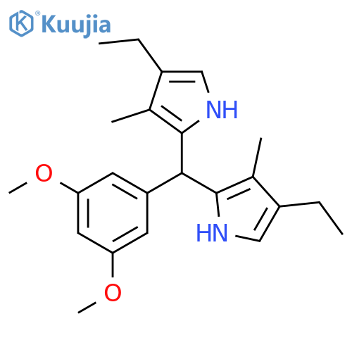 1H-Pyrrole, 2,2'-[(3,5-dimethoxyphenyl)methylene]bis[4-ethyl-3-methyl- structure