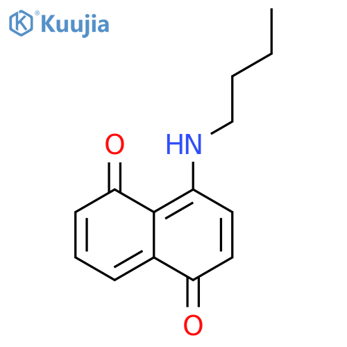 1,5-Naphthalenedione, 4-(butylamino)- structure