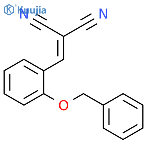 2-(2-Benzyloxy-benzylidene)-malononitrile structure