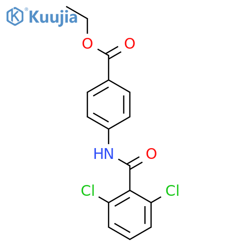 ethyl 4-[(2,6-dichlorobenzoyl)amino]benzoate structure