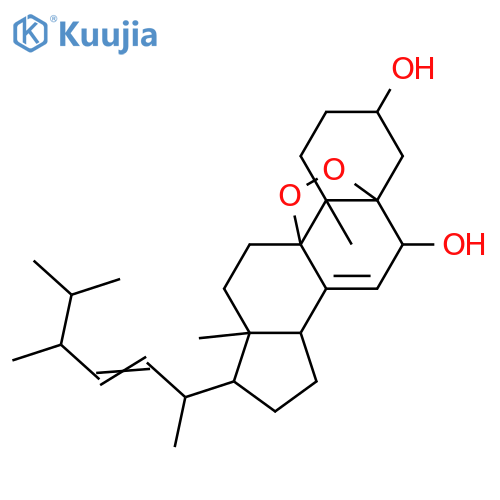5,9-Epidioxyergosta-7,22-diene-3,6-diol; (3β,5α,6α,9α,22E,24R)-form structure