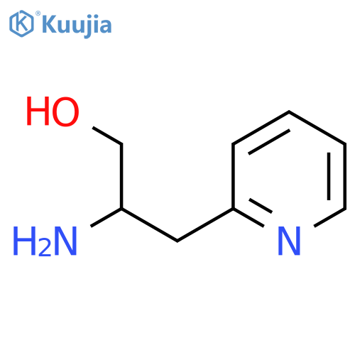 2-amino-3-(pyridin-2-yl)propan-1-ol structure