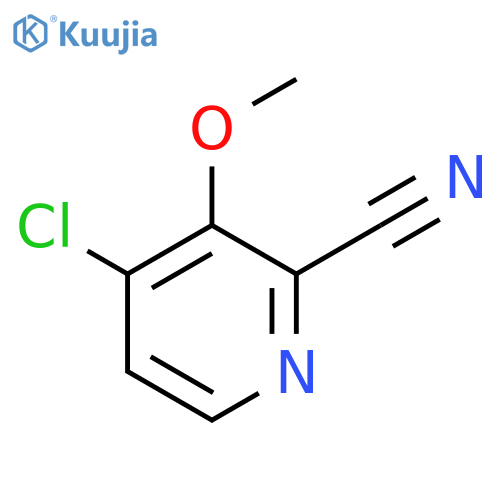 4-Chloro-2-cyano-3-methoxypyridine structure