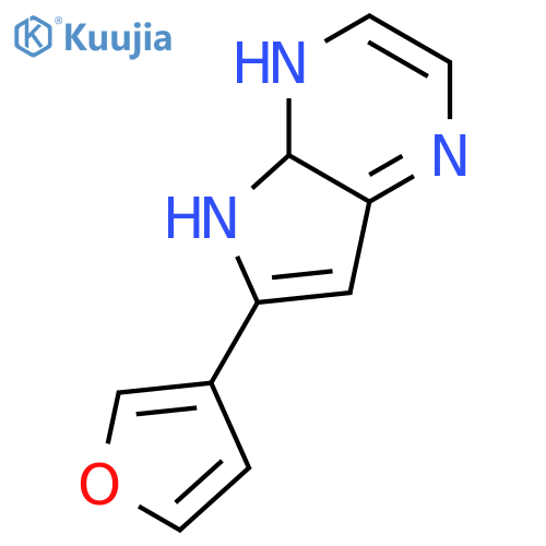 4H-Pyrrolo[2,3-b]pyrazine, 6-(3-furanyl)- structure