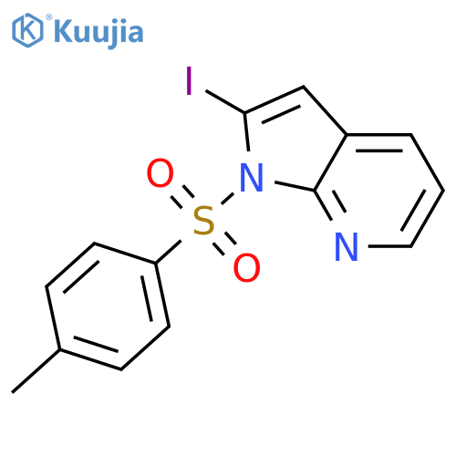 1H-Pyrrolo[2,3-b]pyridine, 2-iodo-1-[(4-methylphenyl)sulfonyl]- structure