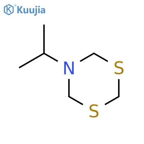 4H-1,3,5-Dithiazine,dihydro-5-(1-methylethyl)- structure