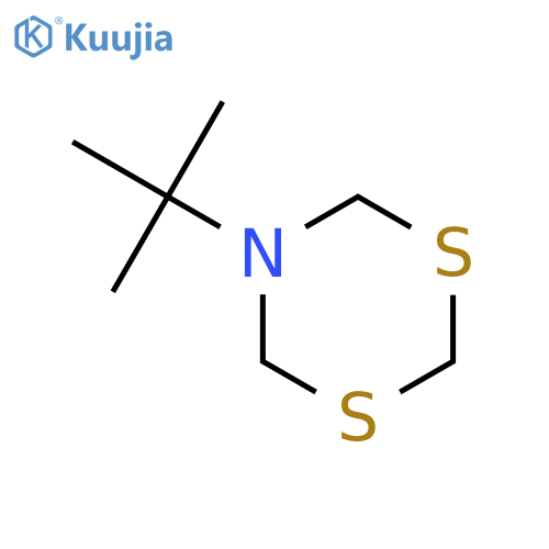 5-(1,1-Dimethylethyl)dihydro-4H-1,3,5-dithiazine structure