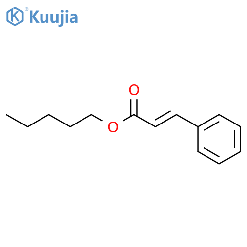 Pentyl cinnamate structure