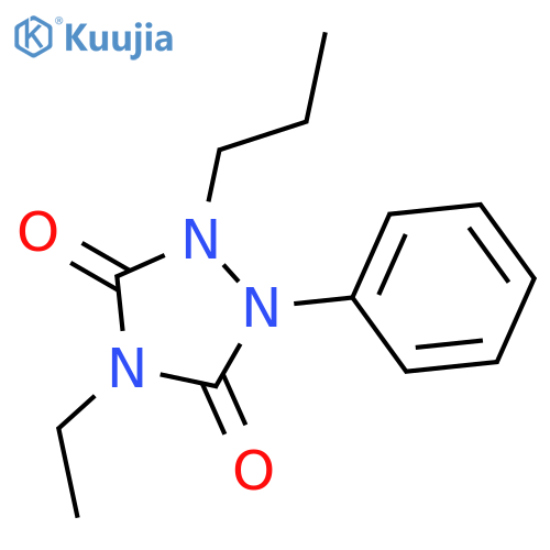 4-ethyl-1-phenyl-2-propyl-1,2,4-triazolidine-3,5-dione structure