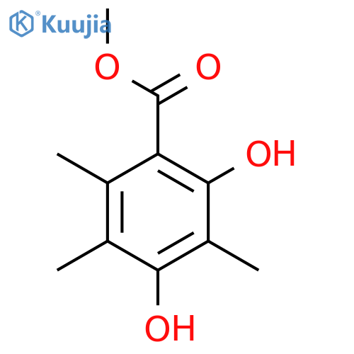 dihydroxy-2,4-trimethyl-3,5,6-benzoate de methyle structure