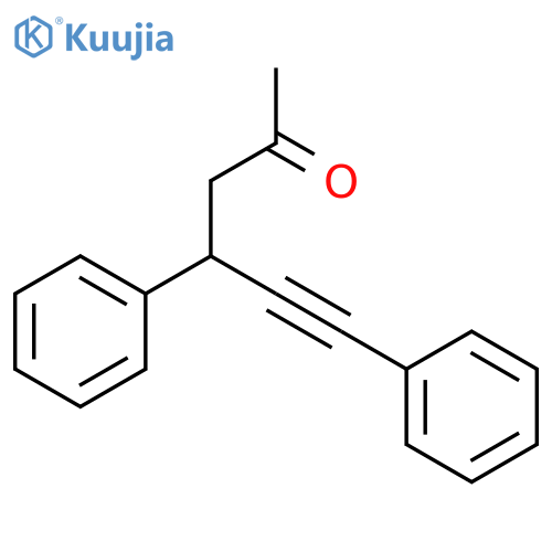 5-Hexyn-2-one, 4,6-diphenyl- structure