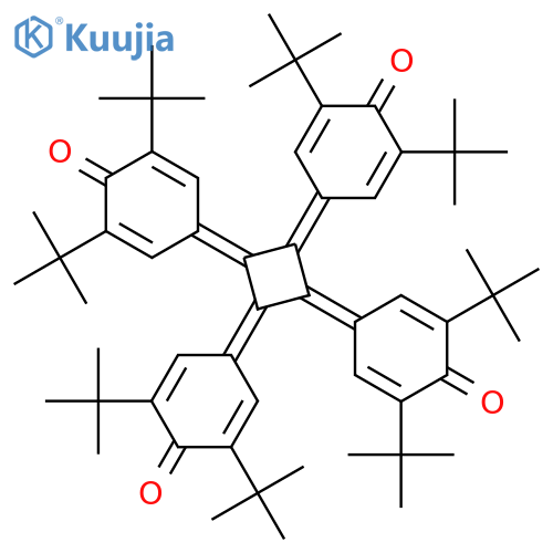 2,6-ditert-butyl-4-[2,3,4-tris(3,5-ditert-butyl-4-oxo-cyclohexa-2,5-dien-1-ylidene)cyclobutylidene]cyclohexa-2,5-dien-1-one structure