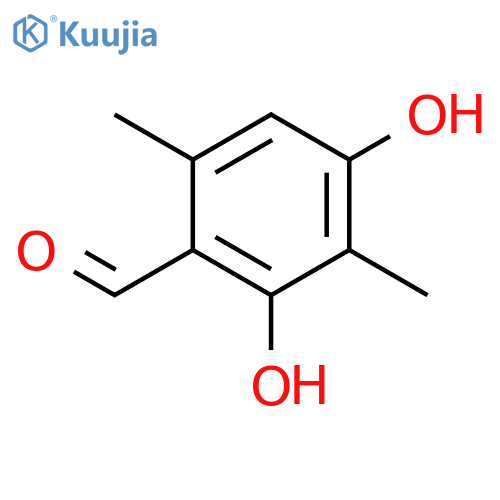 2,4-Dihydroxy-3,6-dimethyl-benzaldehyd structure
