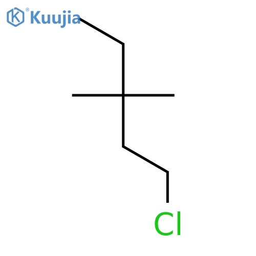 1-chloro-3,3-dimethylpentane structure
