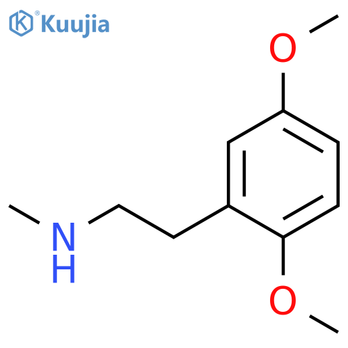 2-(2,5-dimethoxyphenyl)ethyl(methyl)amine structure