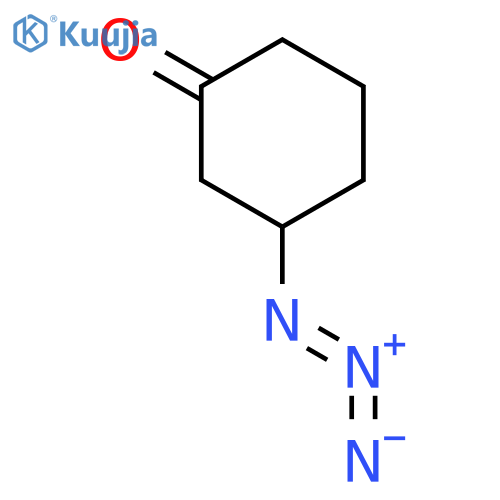 Cyclohexanone, 3-azido- structure