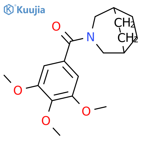 Methanone,3-azabicyclo[3.2.2]non-3-yl(3,4,5-trimethoxyphenyl)- structure