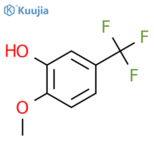 2-Methoxy-5-(trifluoromethyl)phenol structure