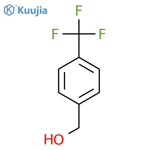 [4-(trifluoromethyl)phenyl]methanol structure
