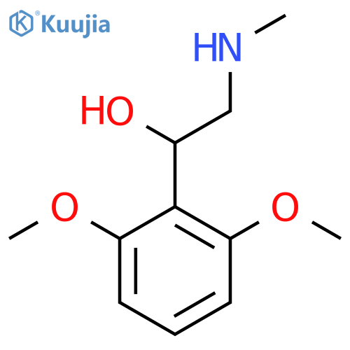 1-(2,6-dimethoxyphenyl)-2-(methylamino)ethan-1-ol structure