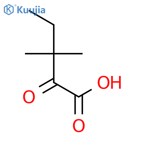 3,3-dimethyl-2-oxopentanoic Acid structure